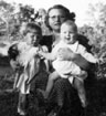 Jean Moll holding Lorraine and (Private)